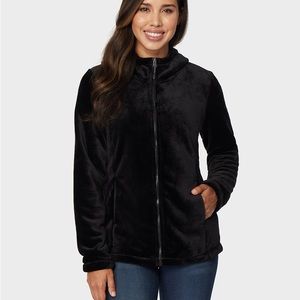 NWT 32 Degrees Luxe Fur Full-Zip Jacket Size Large